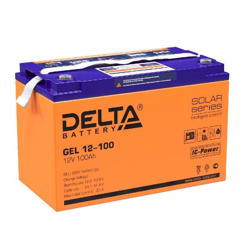 Аккумулятор GEL 12В 100А.ч Delta GEL 12-100